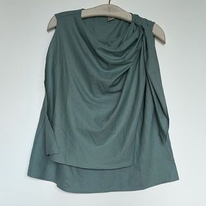 Baserange Draped Silk Top